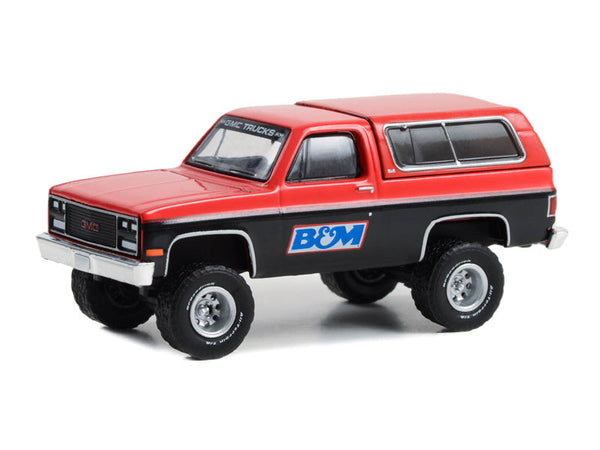 1991 GMC Jimmy SLE - B&M Racing (Blue Collar Collection) Series 12 Diecast  1:64 Scale Model - Greenlight 35260D