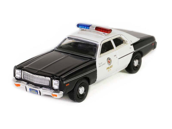 1977 Plymouth Fury Metropolitan Police - The Terminator (Hollywood Series  41) Diecast 1:64 Scale Model - Greenlight 62020A