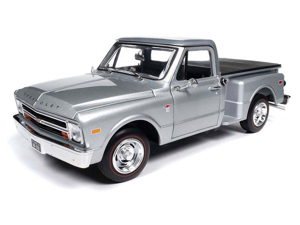 PRE-ORDER 1968 Chevrolet C10 Pickup Stepside – Silver Diecast 1:18 Sca –  Karson Diecast Co.