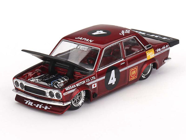 PRE-ORDER Datsun 510 Pro Street JPN V1 (Kaido House x Mini GT) Diecast 1:64  Scale Model - TSM KHMG087