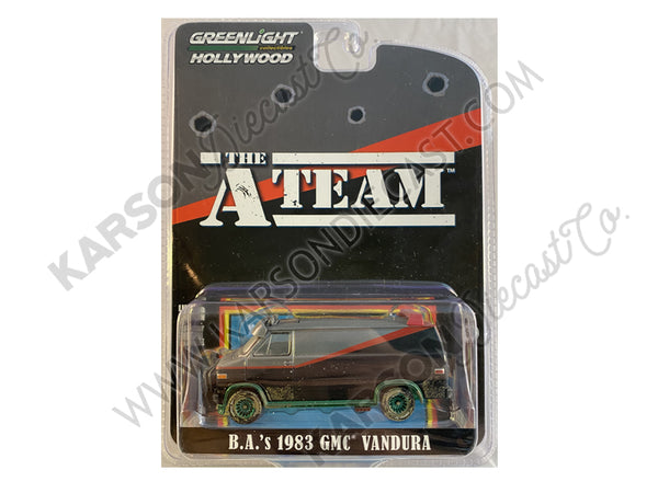 Greenlight collectibles A-team 1983 Gmc Vandura van deals green chase