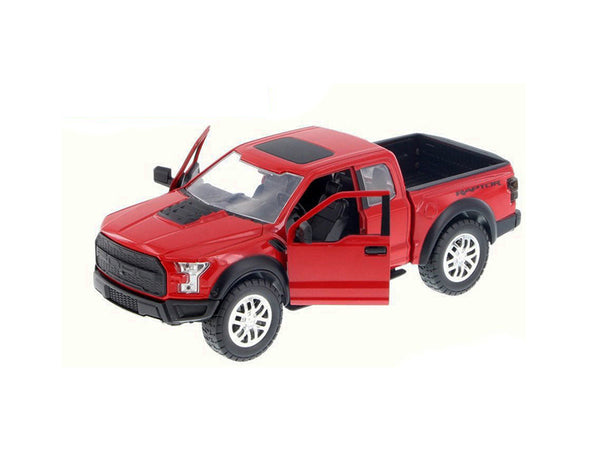 2017 Ford F-150 Raptor Pickup 1:24 Scale Diecast Model Red