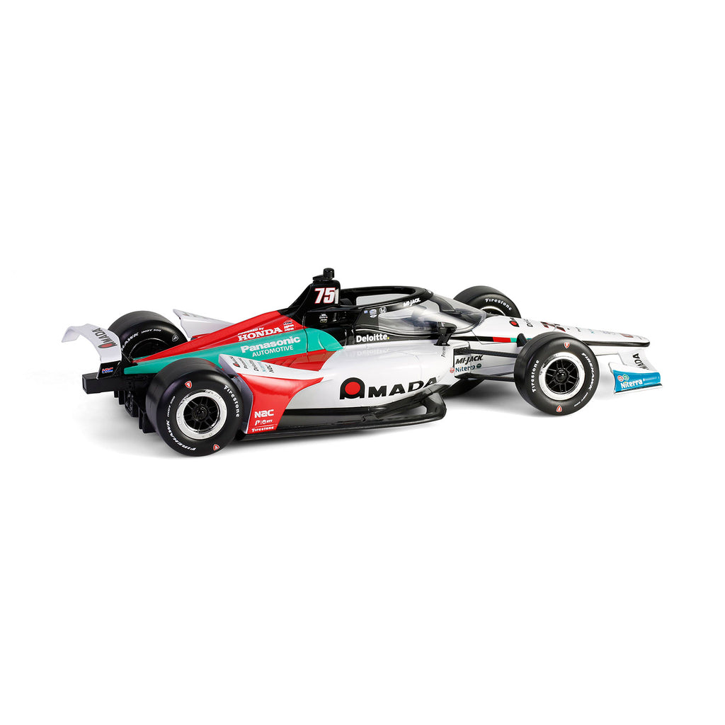 #75 Takuma Sato / Rahal Letterman Lanigan Racing AMADA (2024 NTT IndyCar Series) Diecast 1:18 Scale Model - Greenlight 11260