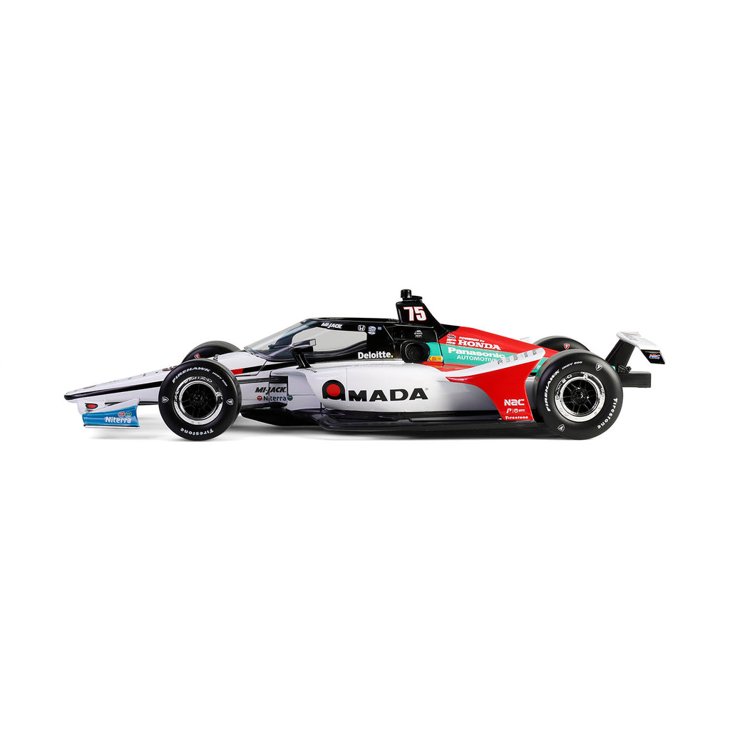 #75 Takuma Sato / Rahal Letterman Lanigan Racing AMADA (2024 NTT IndyCar Series) Diecast 1:18 Scale Model - Greenlight 11260