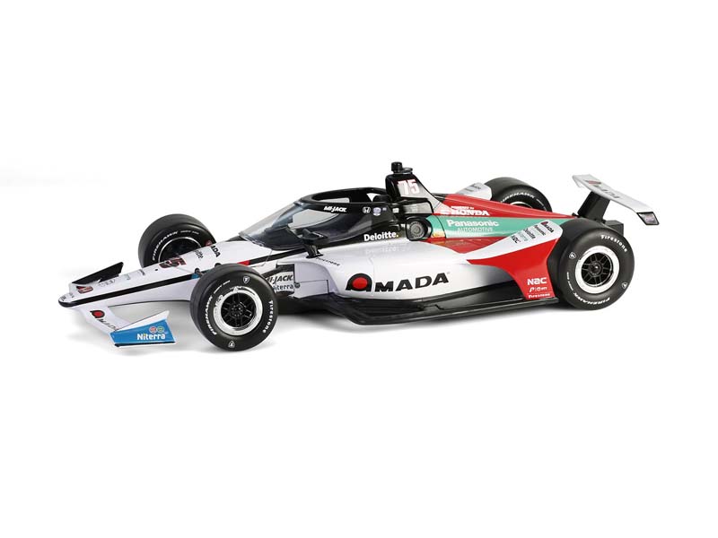 #75 Takuma Sato / Rahal Letterman Lanigan Racing AMADA (2024 NTT IndyCar Series) Diecast 1:18 Scale Model - Greenlight 11260