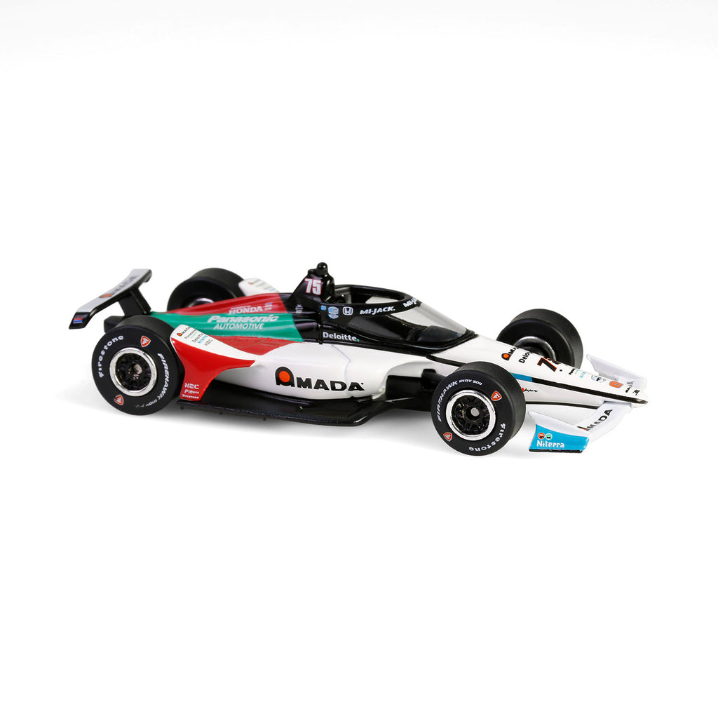 #75 Takuma Sato / Rahal Letterman Lanigan Racing AMADA (2024 NTT IndyCar Series) Diecast 1:64 Scale Model - Greenlight 11616