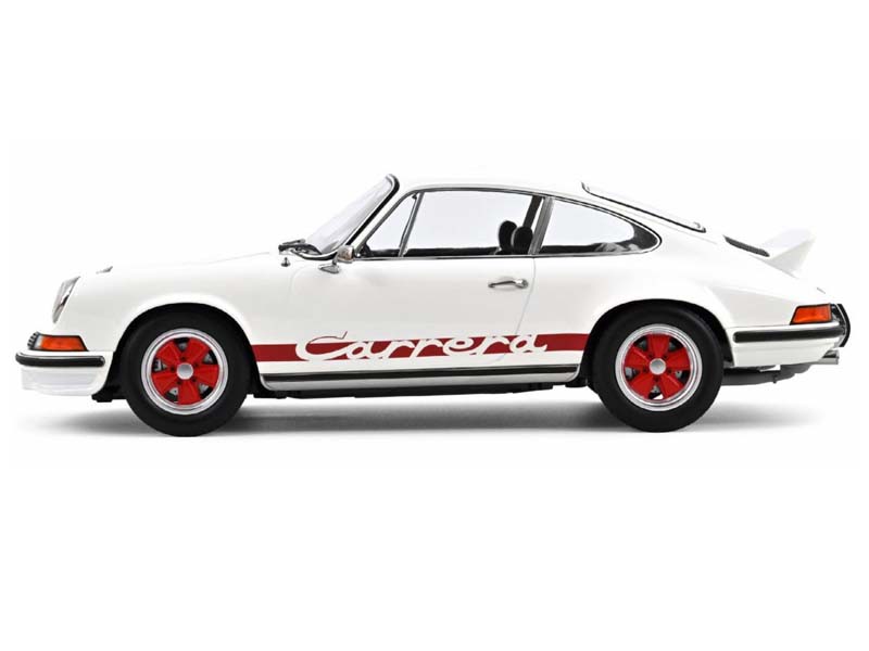 PRE-ORDER 1973 Porsche 911 Carrera RS 2.7 Grand-Prix White & Red Diecast 1:12 Scale Model - Norev 127514