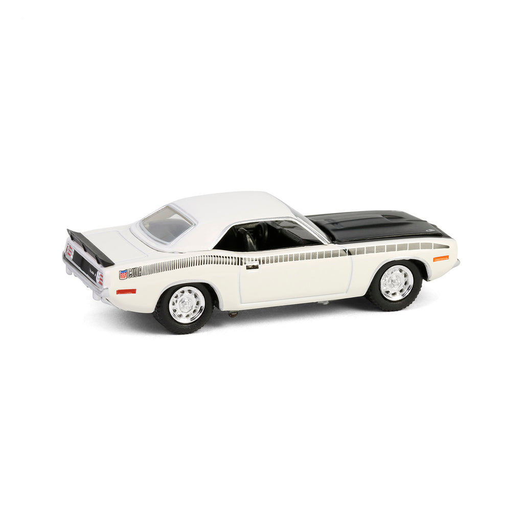 1970 Plymouth AAR ‘Cuda - Alpine White (GreenLight Muscle Series 29) Diecast 1:64 Scale Model - Greenlight 13360C