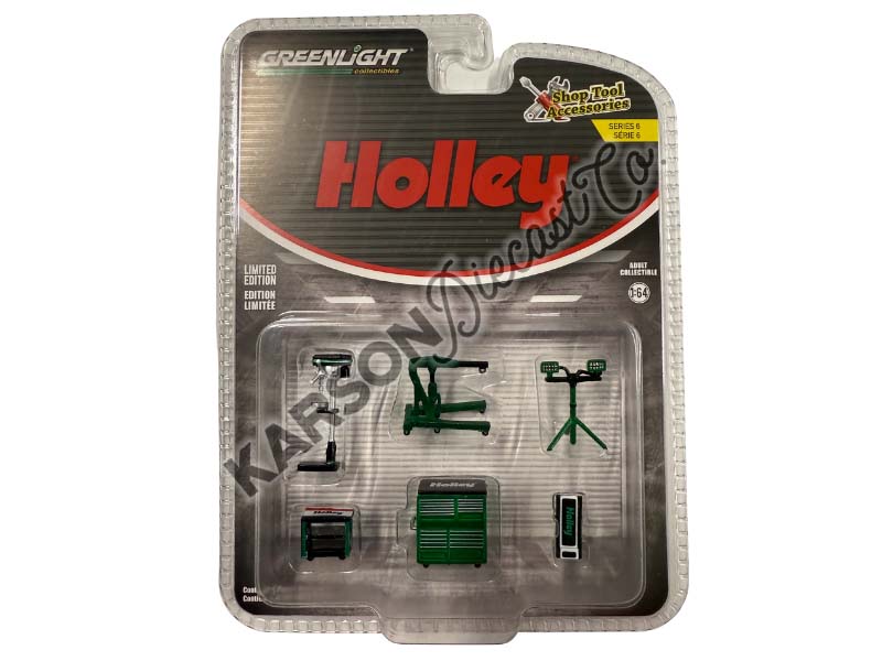 CHASE Holley Auto Body Shop - (Shop Tool Accessories Series 6) Diecast 1:64 Scale Models - Greenlight 16200A