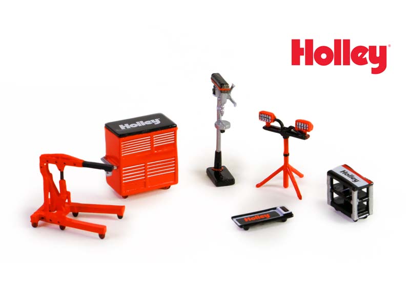 Holley Auto Body Shop - (Shop Tool Accessories Series 6) Diecast 1:64 Scale Models - Greenlight 16200A