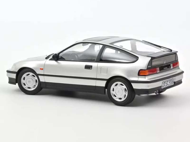 1990 Honda CRX Silver - Diecast 1:18 Scale Model Car - Norev 188011