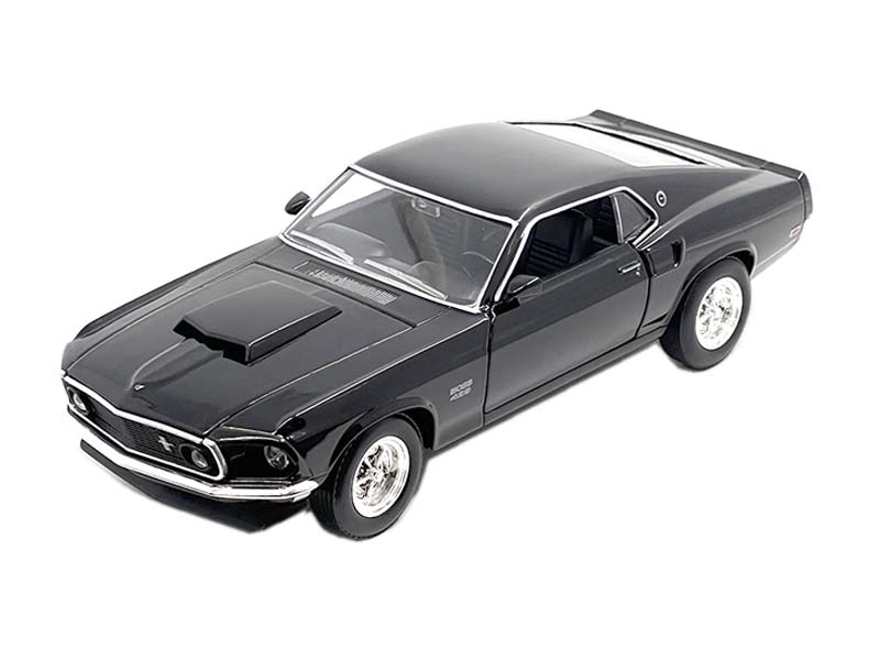 1969 Ford Mustang Boss 429 - Black (NEX) Diecast 1:24 Scale Model - Welly 24067BK