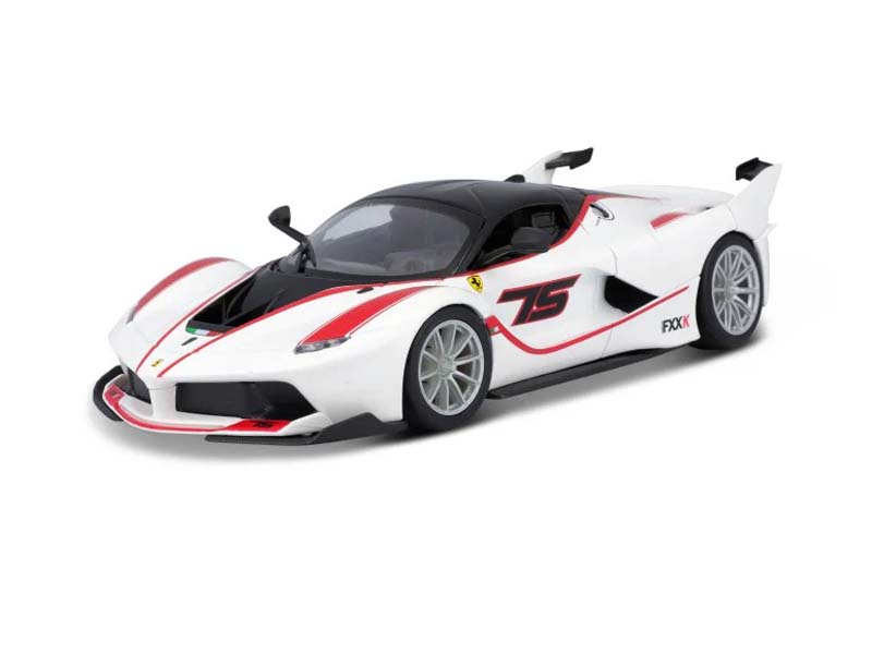 Ferrari FXX K - White (Ferrari Racing) Diecast 1:24 Scale Model - Bburago 26301WH