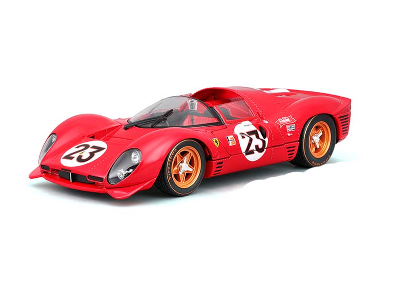 Ferrari 330 P4 #23 Winner 1967 24h Daytona (Ferrari Racing) Diecast 1:24 Scale Model - Bburago 26310