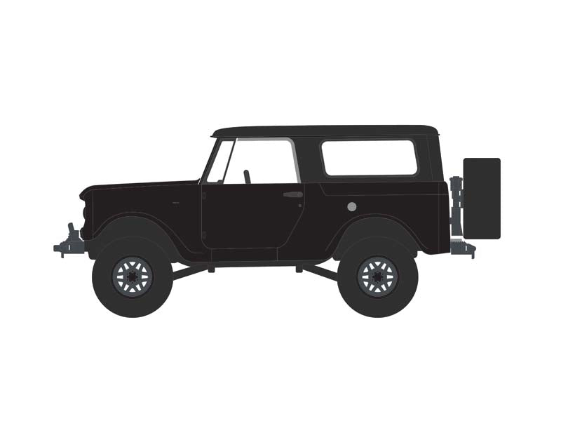 CHASE 1969 Harvester Scout Lifted (Black Bandit Series 29) Diecast 1:64 Scale Model - Greenlight 28150B