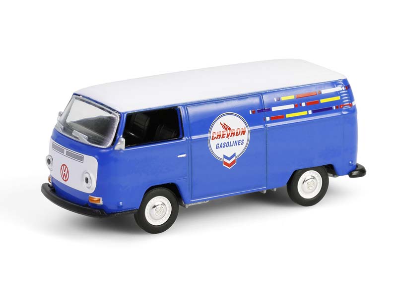 PRE-ORDER 1968 Volkswagen Type 2 Panel Van - Chevron (Anniversary Collection Series 17) Diecast 1:64 Scale Model - Greenlight 28160B