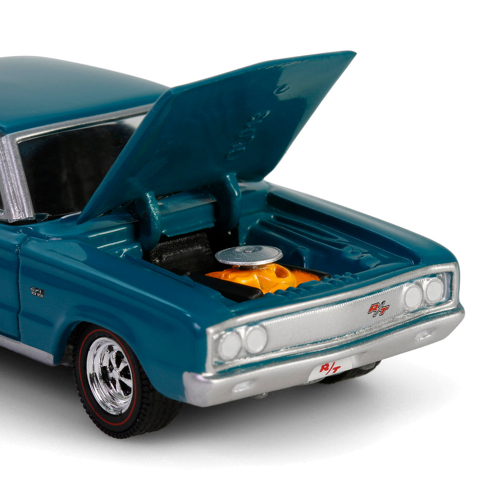 PRE-ORDER 1967 Dodge Coronet R/T Hemi - Medium Turquoise (Anniversary Collection Series 17) Diecast 1:64 Scale Model - Greenlight 28160C