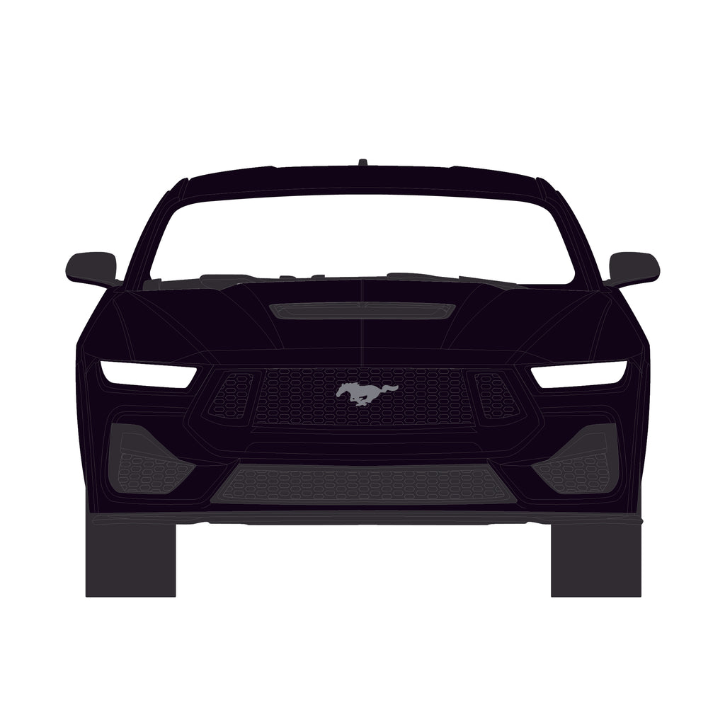 PRE-ORDER 2024 Ford Mustang GT Coupe (Black Bandit Series 30) Diecast 1:64 Scale Model - Greenlight 28170B