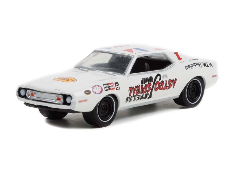 CHASE 1972 AMC Javelin SST - Javelin Astro Spiral Jump by JM Productions (Hobby Exclusive) Diecast 1:64 Scale Model - Greenlight 30329