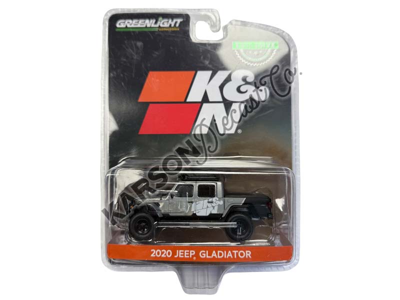 CHASE 2020 Jeep Gladiator - K&N Filters - 2019 SEMA Build (Hobby Exclusive) Diecast 1:64 Scale Model - Greenlight 30499