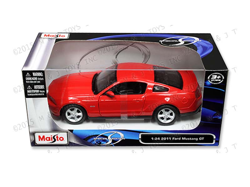 PRE-ORDER 2011 Ford Mustang GT - Red (Special Edition) Diecast 1:24 Scale Model - Maisto 31209RD