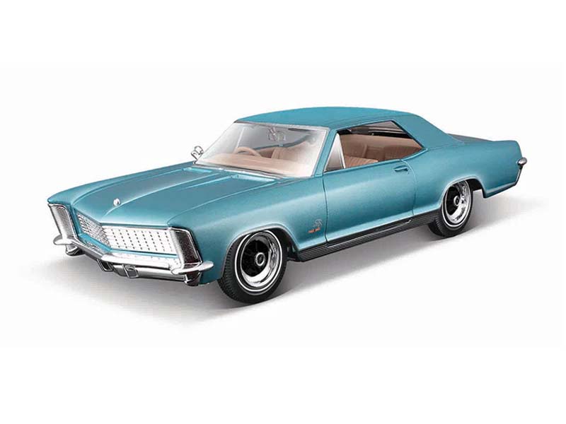 1965 Buick Riviera – Blue (Special Edition) Diecast 1:24 Scale Model - Maisto 31214BL