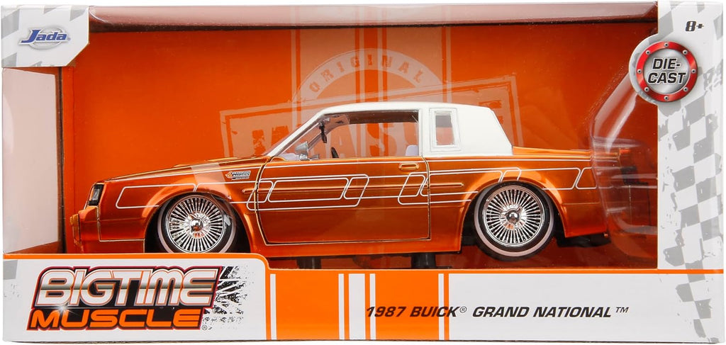 1987 Buick Grand National - Candy Orange (Bigtime Muscle) Diecast 1:24 Scale Model - Jada 31215