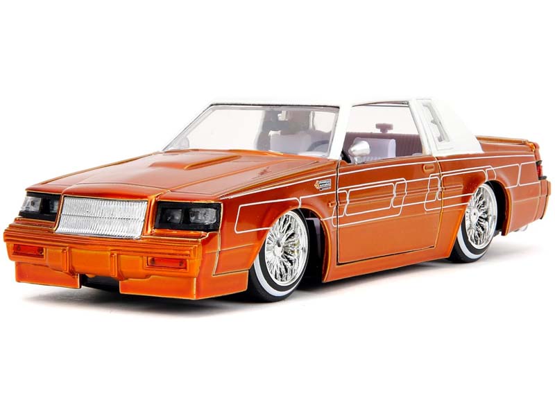 1987 Buick Grand National - Candy Orange (Bigtime Muscle) Diecast 1:24 Scale Model - Jada 31215