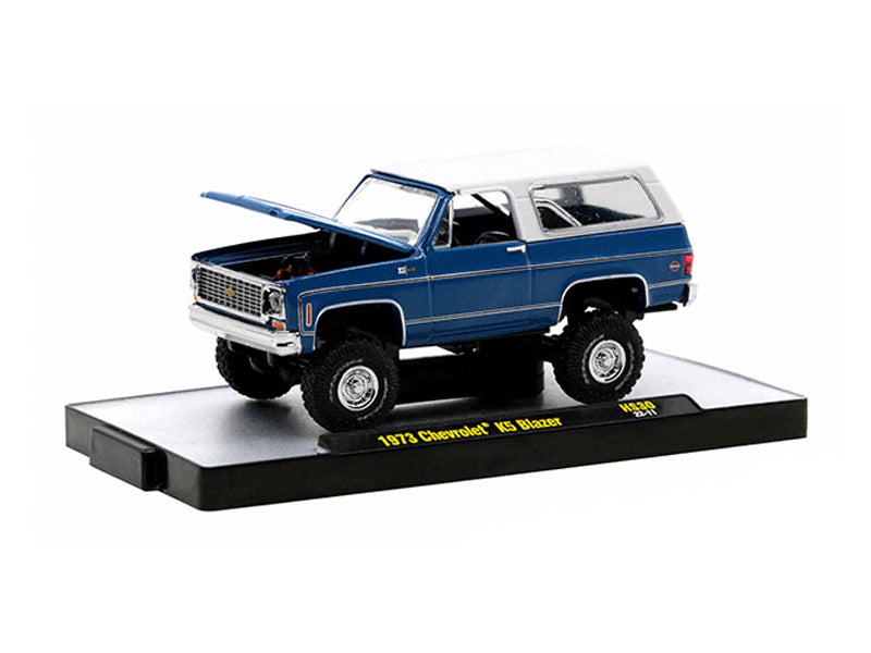 CHASE 1973 Chevy K5 Blazer 4×4 - (Hobby Exclusive Auto-Truck) Diecast 1:64 Scale Model - M2 Machines 31500-HS30