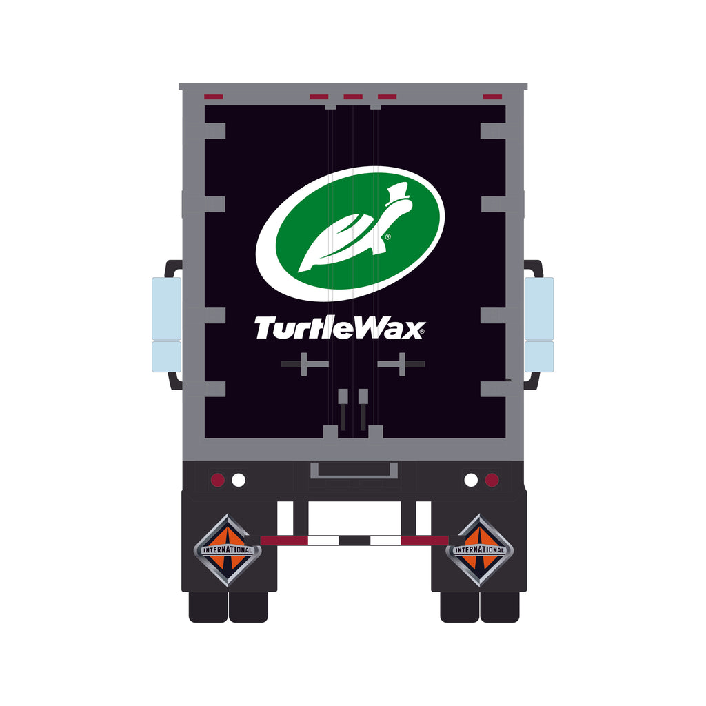 PRE-ORDER 2013 International Durastar Box Van - Turtle Wax (H.D. Trucks Series 26) Diecast 1:64 Scale Model - Greenlight 33260B