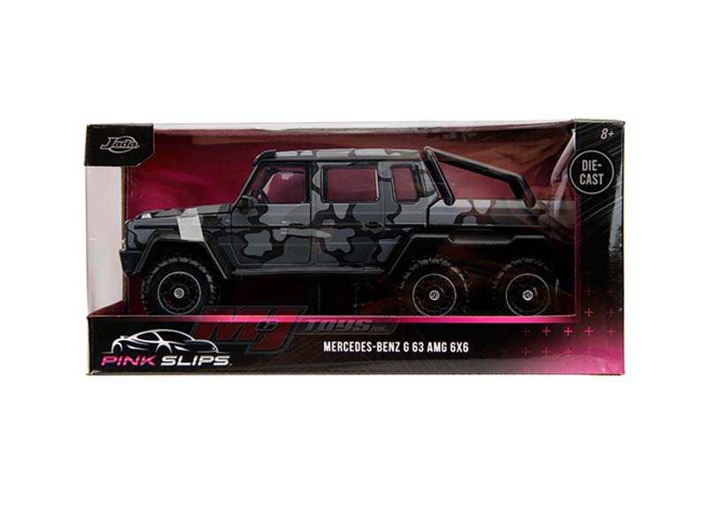 Mercedes-Benz AMG G63 6×6 – Grey Camouflage (Pink Slips) Diecast 1:24 Scale Model - Jada 35067