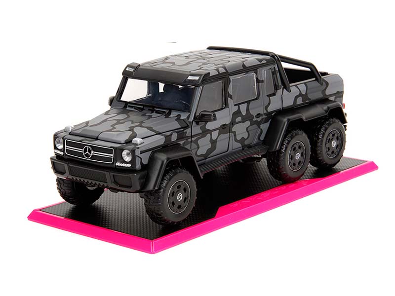 Mercedes-Benz AMG G63 6×6 – Grey Camouflage (Pink Slips) Diecast 1:24 Scale Model - Jada 35067