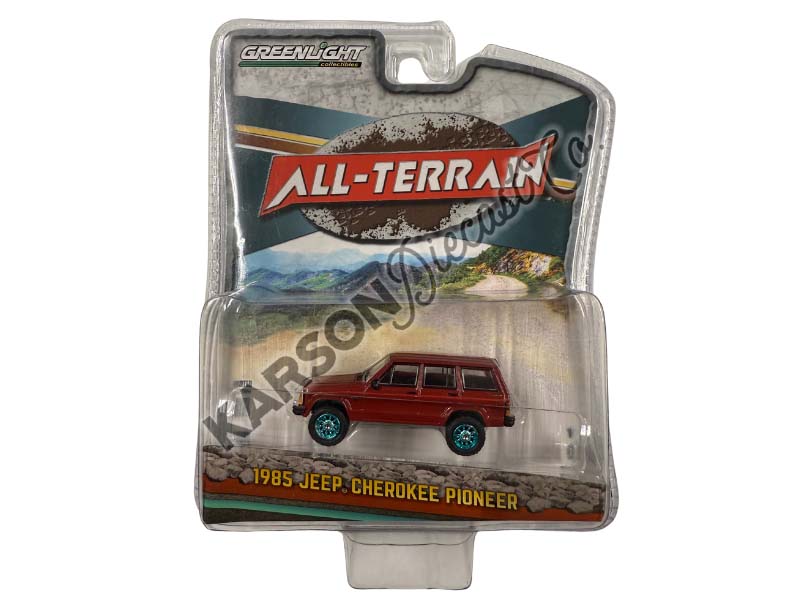 CHASE 1985 Jeep Cherokee Pioneer (All Trerrain Series 12) Diecast 1:64 Scale Model - Greenlight 35210A