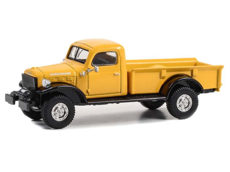 CHASE 1946 Dodge Power Wagon - Construction Yellow (All-Terrain) Series 15 Diecast 1:64 Scale Model - Greenlight 35270A