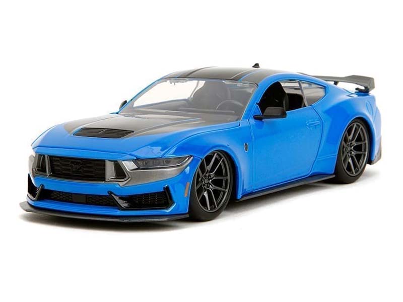 2024 Ford Mustang Dark Horse – Blue (Bigtime Muscle) Diecast 1:24 Scale Model - Jada 35276