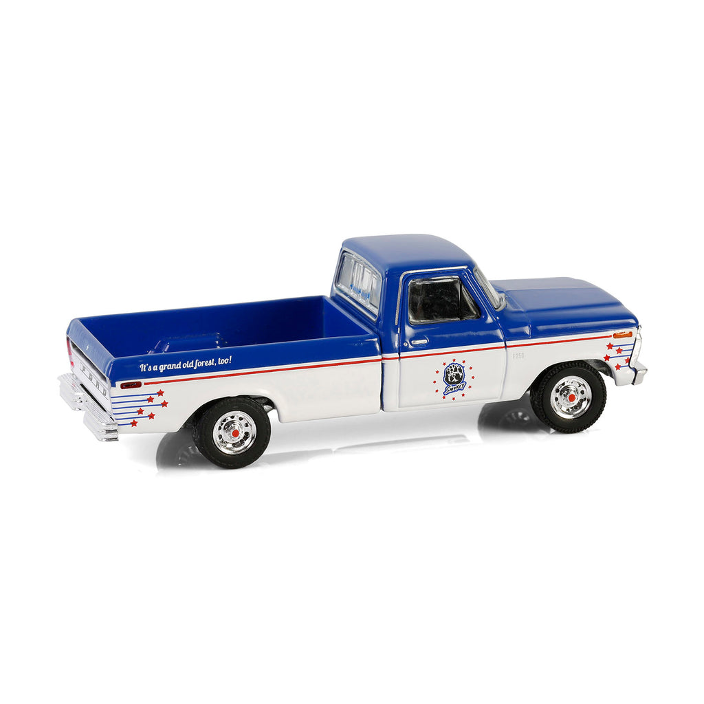 1976 Ford F-250 - It's a Grand Old Forest, Too! (Smokey Bear Series 4) Diecast 1:64 Scale Model - Greenlight 38070D