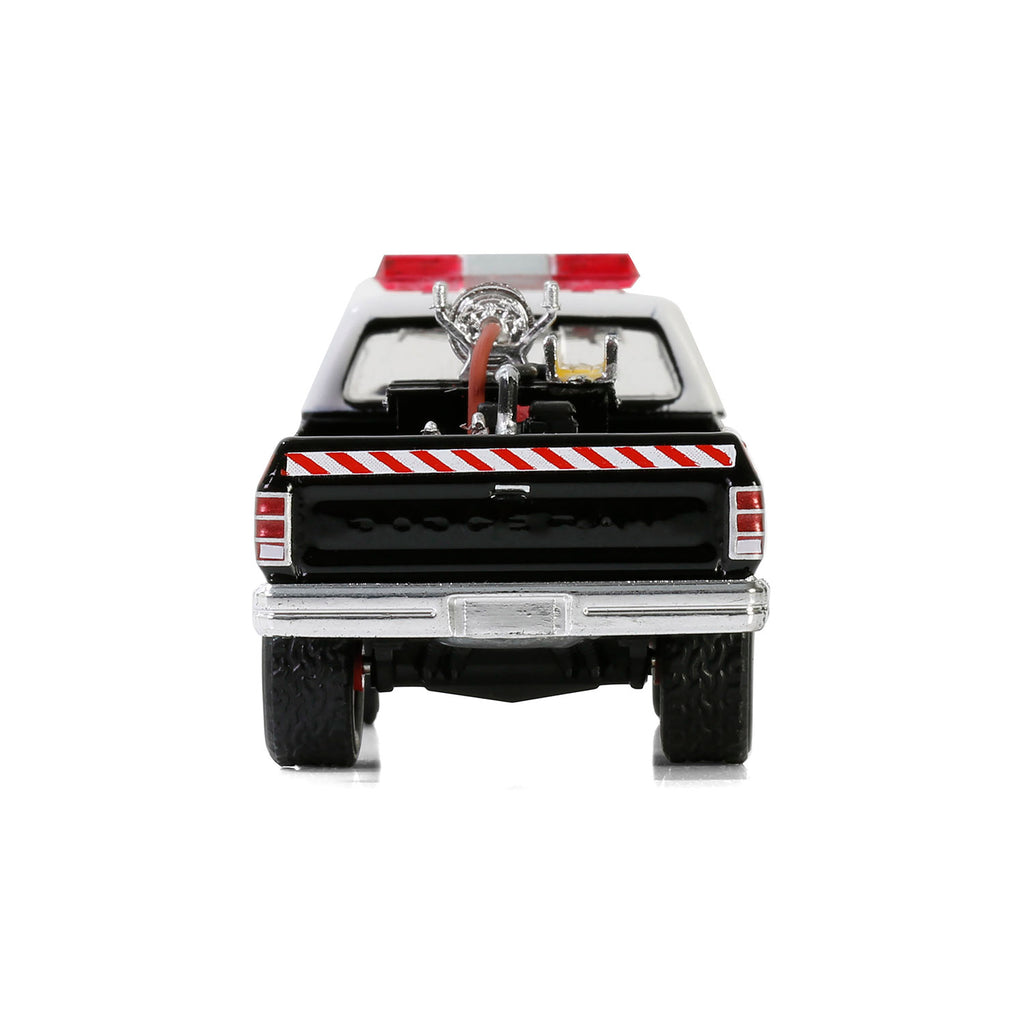 1987 Dodge Ram D250 w/ Fire Equipment, Hose & Tank (Smokey Bear Series 4) Diecast 1:64 Scale Model - Greenlight 38070E