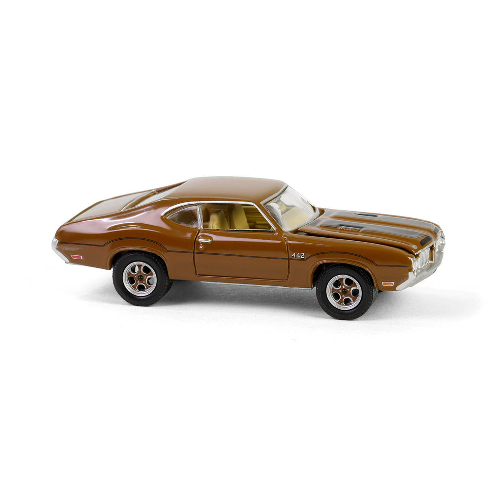 1972 Oldsmobile 4-4-2 - The Complete Escape Machine (Vintage Ad Cars Series 11) Diecast 1:64 Scale Model - Greenlight 39150D