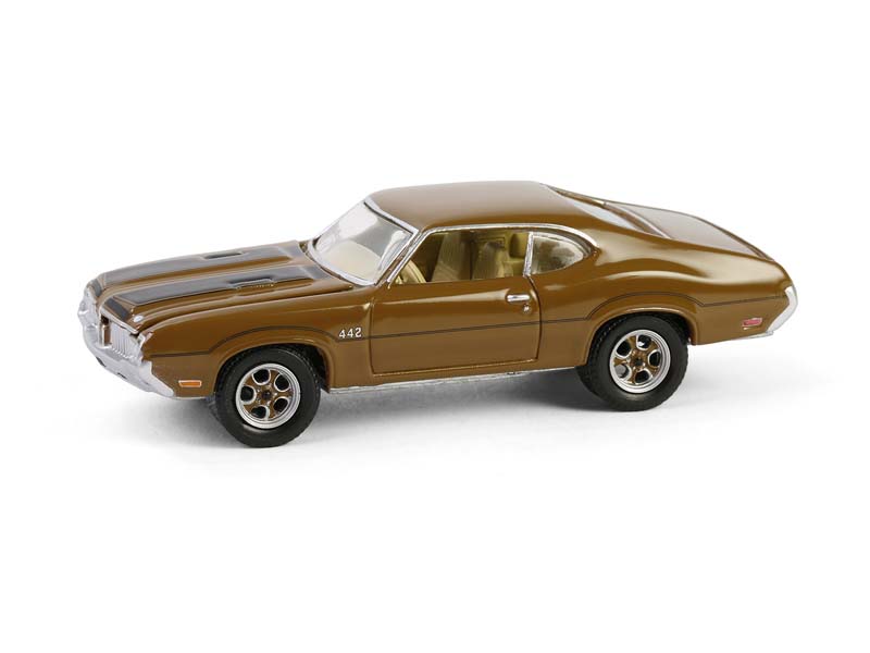 1972 Oldsmobile 4-4-2 - The Complete Escape Machine (Vintage Ad Cars Series 11) Diecast 1:64 Scale Model - Greenlight 39150D