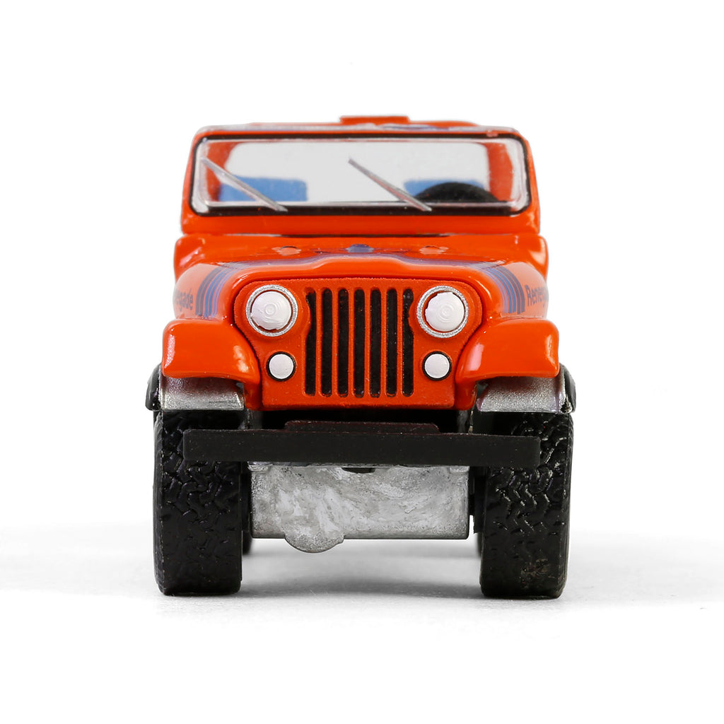 1979 Jeep CJ-7 Renegade - We Build 'em Tough Because you Play Rough (Vintage Ad Cars Series 11) Diecast 1:64 Scale Model - Greenlight 39150F