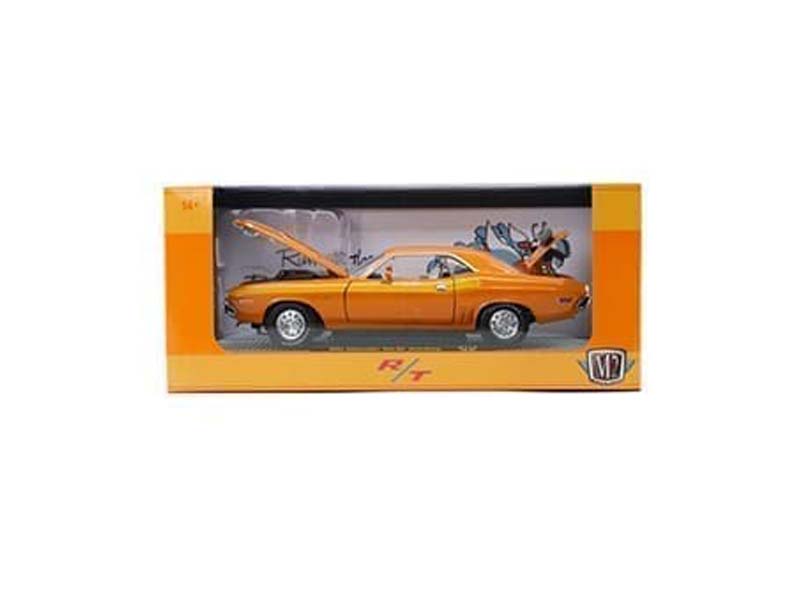 1971 Dodge Challenger R/T 440 – Orange Diecast 1:24 Scale Model - M2 Machines 40300-116B