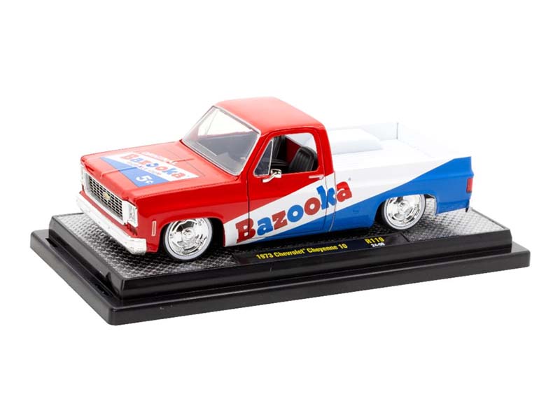 1973 Chevrolet Cheyenne 10 Bazooka Diecast 1:24 Scale Model - M2 Machines 40300-119B