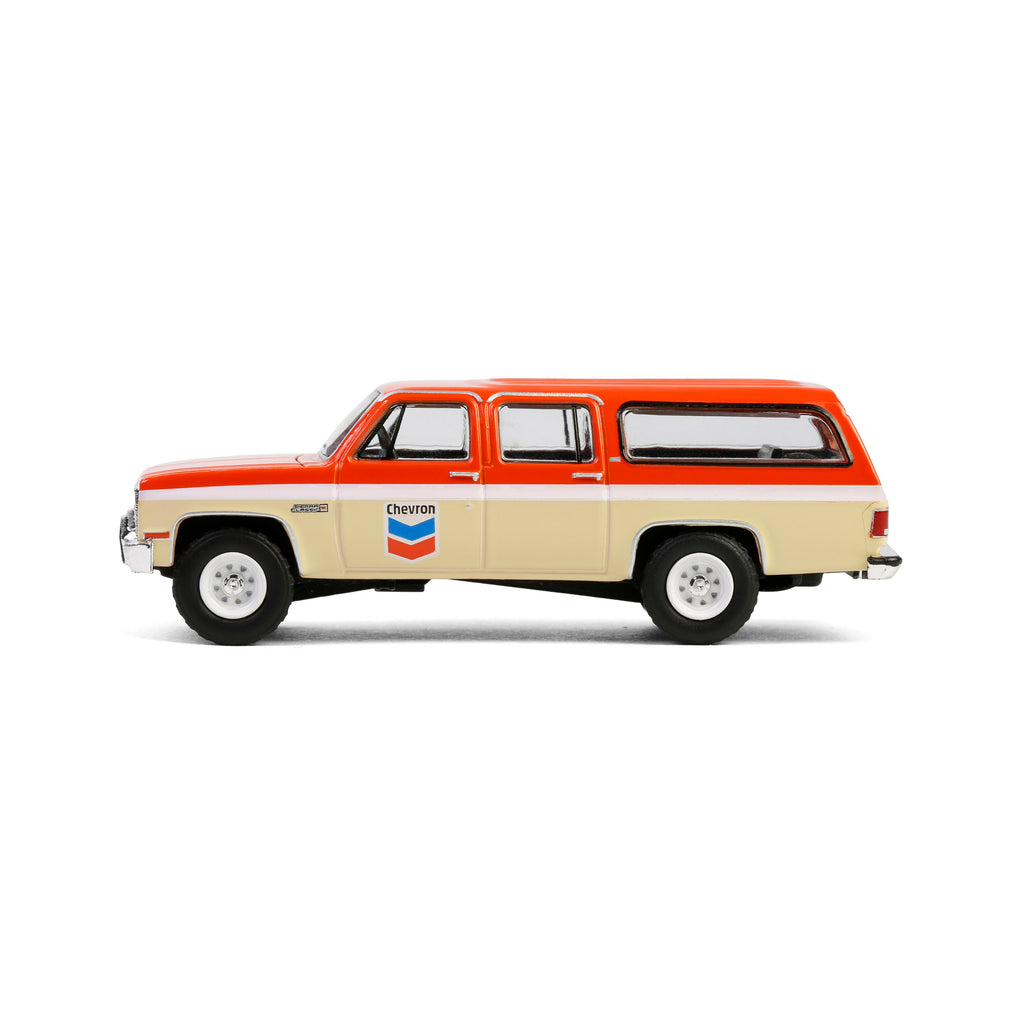 PRE-ORDER 1988 GMC Suburban Sierra Classic C10 (Chevron Special Edition Series 1) Diecast 1:64 Scale Model - Greenlight 41175D