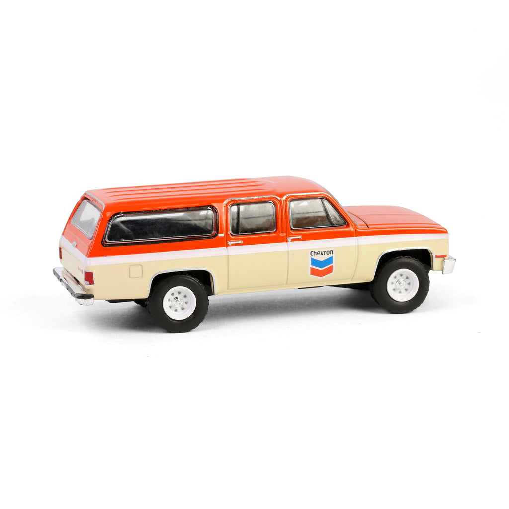 PRE-ORDER 1988 GMC Suburban Sierra Classic C10 (Chevron Special Edition Series 1) Diecast 1:64 Scale Model - Greenlight 41175D