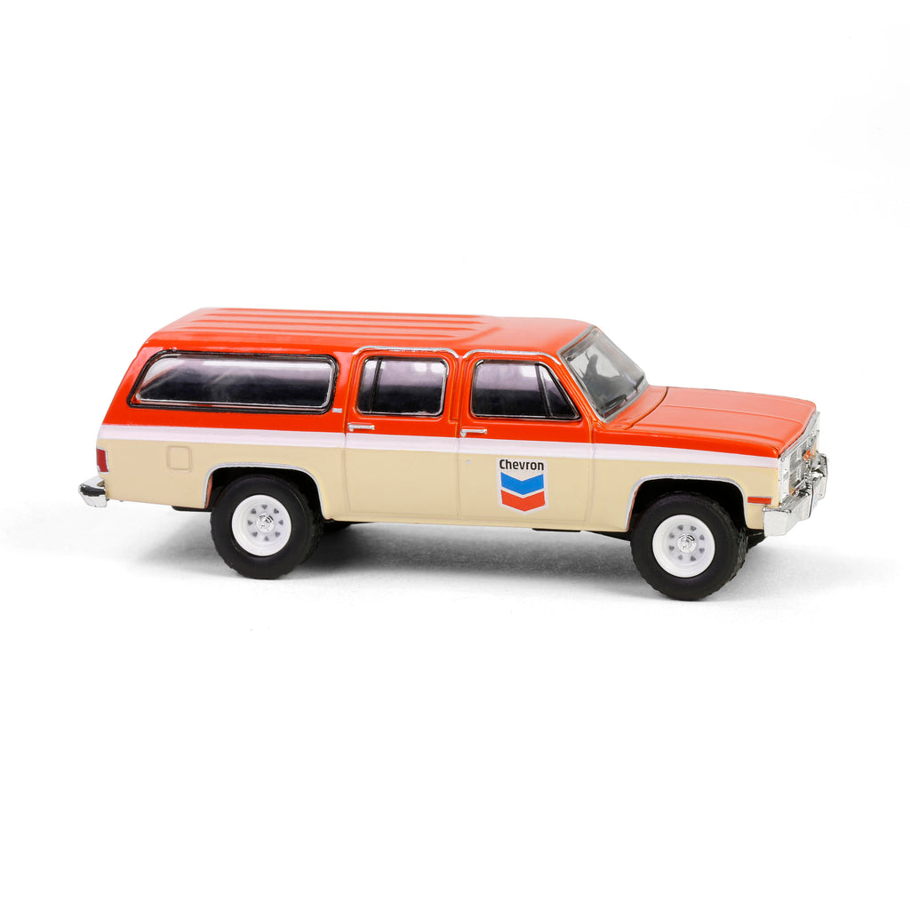 PRE-ORDER 1988 GMC Suburban Sierra Classic C10 (Chevron Special Edition Series 1) Diecast 1:64 Scale Model - Greenlight 41175D