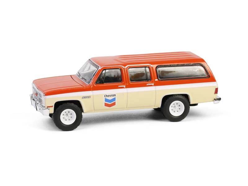 PRE-ORDER 1988 GMC Suburban Sierra Classic C10 (Chevron Special Edition Series 1) Diecast 1:64 Scale Model - Greenlight 41175D