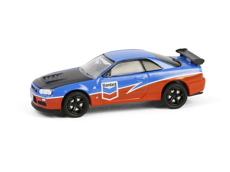 PRE-ORDER 2000 Nissan Skyline GT-R (R34) (Chevron Special Edition Series 1) Diecast 1:64 Scale Model - Greenlight 41175E