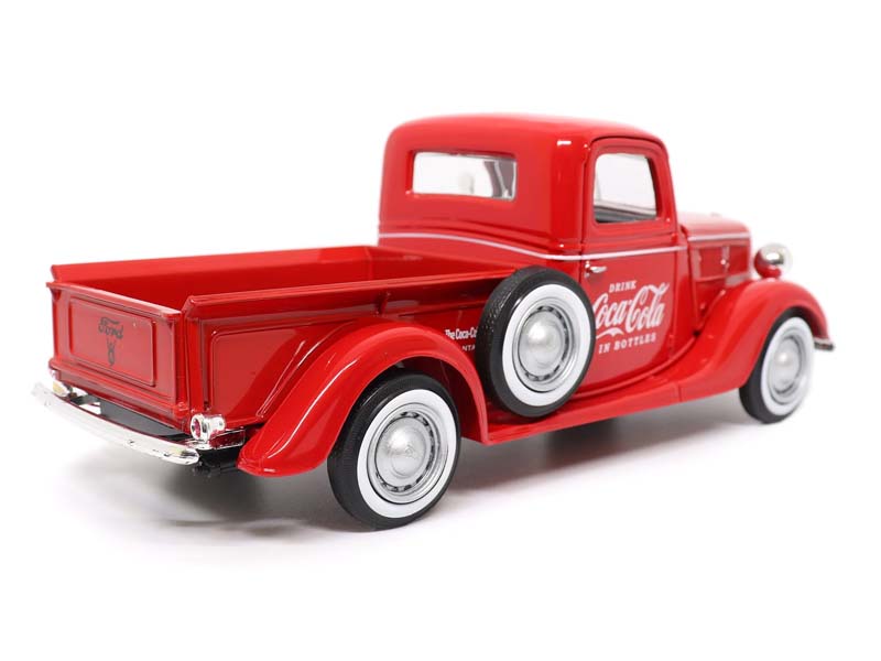 1937 Ford Pickup w/ 6 Coke Cartons Coca-Cola Diecast 1:24 Scale Model - Motorcity Classics 424065