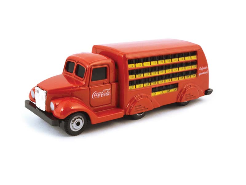 1937 Coca-Cola Bottle Truck Diecast 1:87 HO Scale Model - Motor City Classics 424132