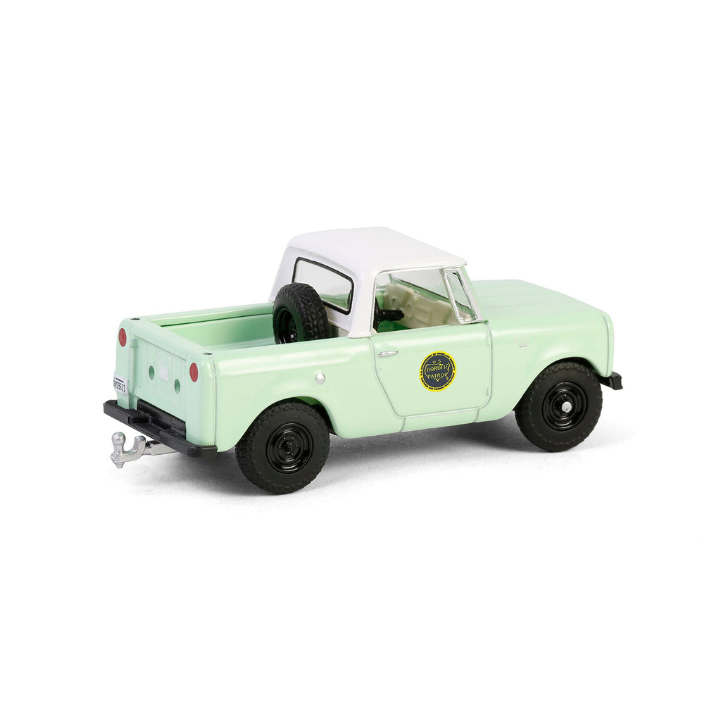 1969 Harvester Scout Half Cab (Hot Pursuit Special Edition - U.S. Customs and Border Patrol) Diecast 1:64 Scale Model - Greenlight 43035A